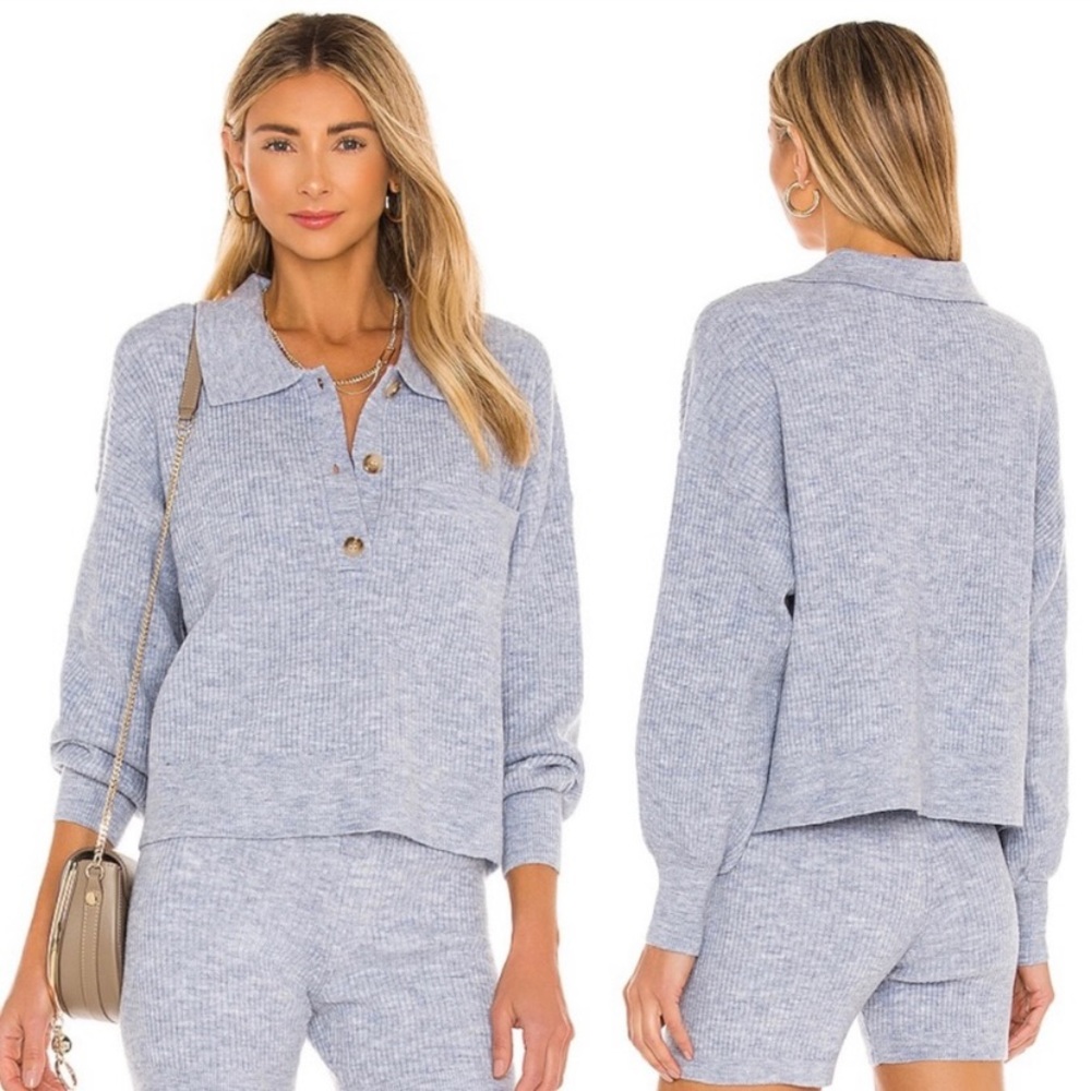 Song of Style "Amanda Knit Short + Oversized Knit Polo"